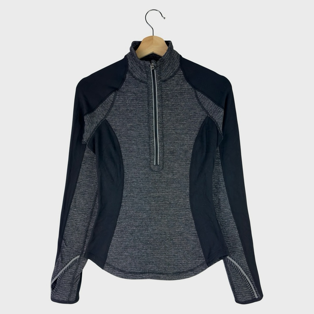 Lululemon Athletica Gray & Black Sweater